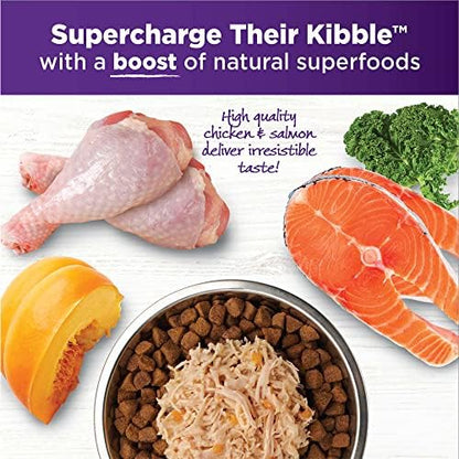 Wellness Bowl Boosters Simply Shreds Wet Dog Food Topper for Small, Medium, and Large Breeds, Grain Free, Natural, Wild Salmon and Pumpkin Recipe, 2.8 oz, Pack of 12 Pouches - Image 4