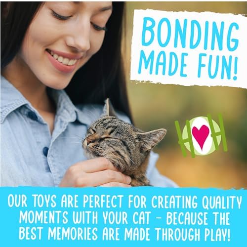 HuggleKats Cat Toys - Kitten Toys for Bored Indoor Cats, Perfect for Moving, Exercise, Biting & Chewing - Jellie Fish (3 Pack) - Image 6