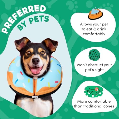 BENCMATE Inflatable Dog Cone Collar Alternative After Surgery XLarge - Image 3
