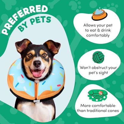 BENCMATE Inflatable Dog Cone Collar Alternative After Surgery Medium - Image 4
