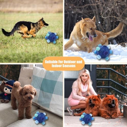 Dog Snuffle Ball-Interactive Puzzle Dog Toys Encourage Natural Foraging Skills Slow Feeder for Training and Stress Relief, Cloth Strip Hiding Food Treat Dispenser Dog Toy - Image 6