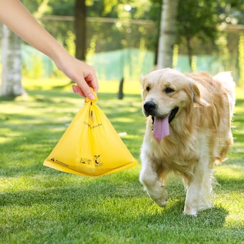 Certified Home Compostable Dog Poop Bags, 120 Plant Based Bags (8 Rolls) - Image 7