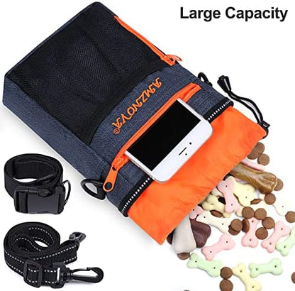 AMZNOVA Dog Treat Pouch Treatnow Dog Treat Bag, 6 Cups, Heather Navy - Image 3