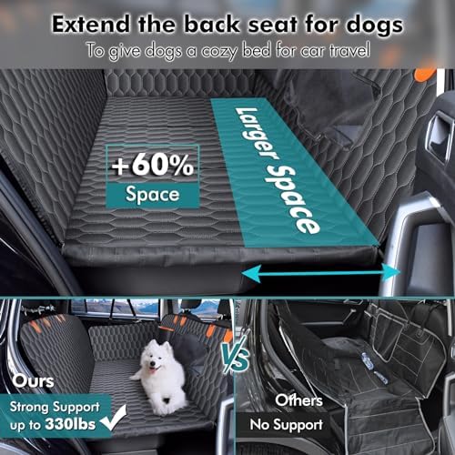 Chumajor XL Back Seat Extender for Dogs, Hard Bottom, Waterproof,400 lb - Image 2