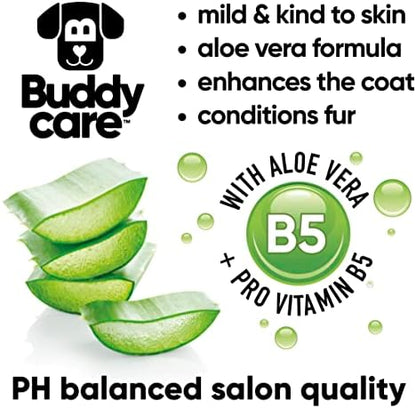 Derma Sensitive Dog Shampoo by Buddycare | Dry Skin & Itchy Skin Relief for Smelly Dogs | Deep Cleansing for Dogs Puppy Sensitive Skin | Dog Shampoo & Conditioner | with Aloe & Vitamin B5 (16.90oz) - Image 5