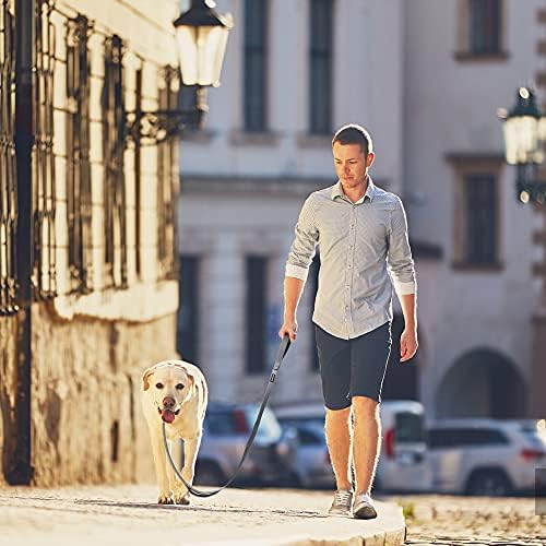 PetiFine 4FT Heavy Duty Dog Leash with Soft Padded Double Handle - Image 6