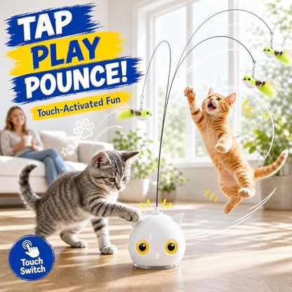 CATPICK Interactive Cat Toy for Indoor Cats, Automatic Flying Bird Toy - Image 6