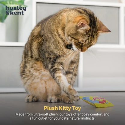 Huxley & Kent Plush Crinkle Catnip Cat Toy, Sweetest Fish - Image 6
