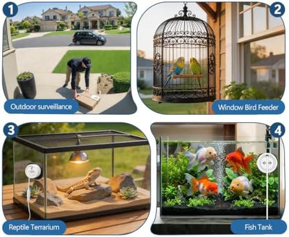 3MP 2K AI Aquarium & Terrarium & Fish Tank Camera with 24/7 Recording - Image 4