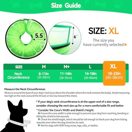 Upgraded Inflatable Dog Cone Collar to Stop Licking, Soft Dog Donut Collar - Image 3