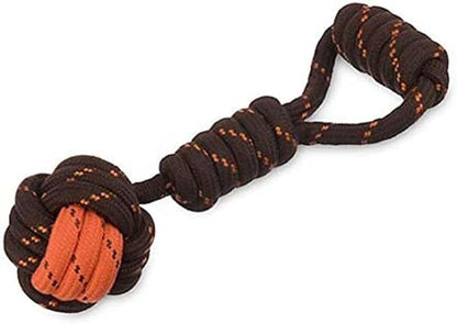 P.L.A.Y. Cute Outdoor Dog Toys - Scout & About Tug Ball Rope Toy, Great for Puppies & Small, Medium, Large Dogs - Machine Washable, Ultra-Durable, Good for Agility Training, Tugging, Fetch (Large)