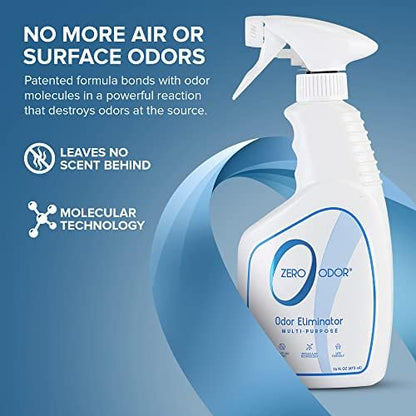 Zero Odor Multi-Purpose Odor Eliminator, Fabric & Room Deodorizer, 16 oz - Image 3