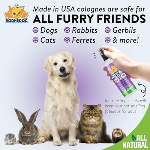 Bodhi Dog Premium Dog Cologne - Deodorizing Dog Perfume & Conditioner for Dogs & Cats - Natural Long Lasting Spray - Keeps Pets Fresh All Day - Gentle & Safe Formula, Made in USA (Lilac 8 Fl Oz) - Image 4