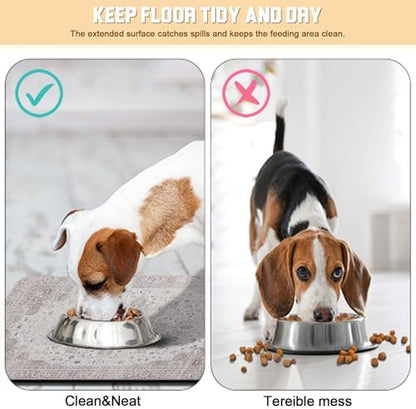 Dog Food Mat for Floors Waterproof Quick Dry Pet Placemat Cat Feeding Bowls Mats for Food and Water, Eco-Friendly Dog Accessories Diatomite Pets Supplies 12" X 20" - Image 3