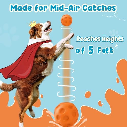 KIPRITII 3-Pack Dog Balls, High-Bounce Fetch Balls for Dogs - Image 3