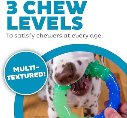 Grow-With-Me Ring Dental Dog Chew Toy, Bounces & Floats, 4.7" - Image 3