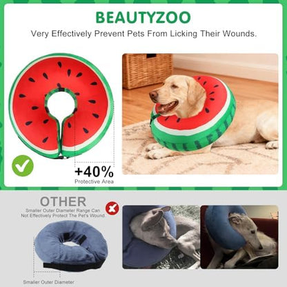 BEAUTYZOO Dog Cone Collar Alternative After Surgery,Pet Neck Donut E‑Collar - Image 6