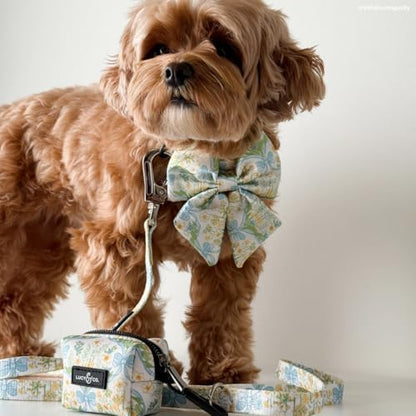 Lucy & Co. Sunshine and Daffodils Dog Poop Bag Holder and Dispenser, Clips to Leash, Water-Repellent Neoprene, Includes Refill Roll - Image 5