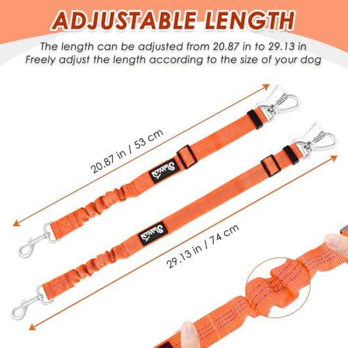 SlowTon Dog Seatbelt, 2 Pack Adjustable Heavy Duty Dog Safety Seat Belt - Image 5