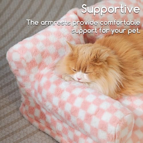 Hollypet Small Dog Large Cat Bed Puppy Couch Beds for Pets up to 25 lbs - Image 4