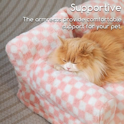 Hollypet Small Dog Large Cat Bed Puppy Couch Beds for Pets up to 25 lbs - Image 4