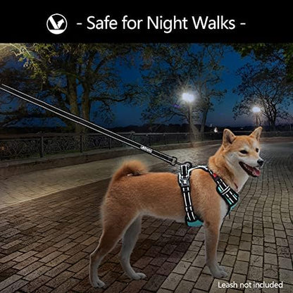 PoyPet No Pull Dog Harness Medium with Front Clip & Neck Release Buckle - Image 6