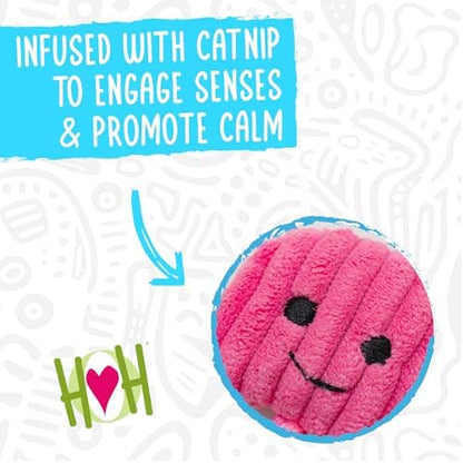 HuggleKats Cat Toys - Kitten Toys for Bored Indoor Cats, Perfect for Moving, Exercise, Biting & Chewing - Jellie Fish (3 Pack) - Image 4