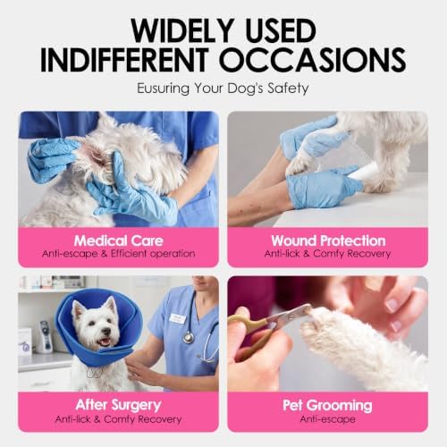 AOFITEE Dog Cones for Medium Dogs, Soft Dog Cone Collar After Surgery - Image 6