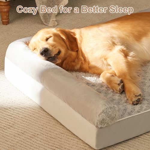 BFPETHOME Orthopedic Washable Large Dog Bed for Senior Dog Comfy Sleep - Image 3