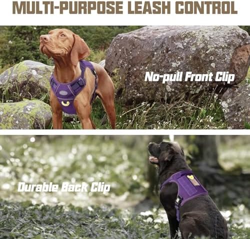 AUROTH Tactical Dog Harness Medium Sized Dog No Pull Adjustable Dog Vest - Image 4