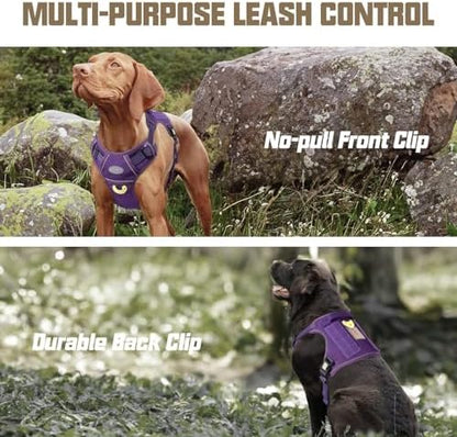 AUROTH Tactical Dog Harness Medium Sized Dog No Pull Adjustable Dog Vest - Image 4