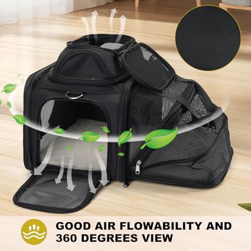 pidipiti 17x11x11 Soft-Sided pet Carrier,for 1 Small Dog or Medium cat - Image 6
