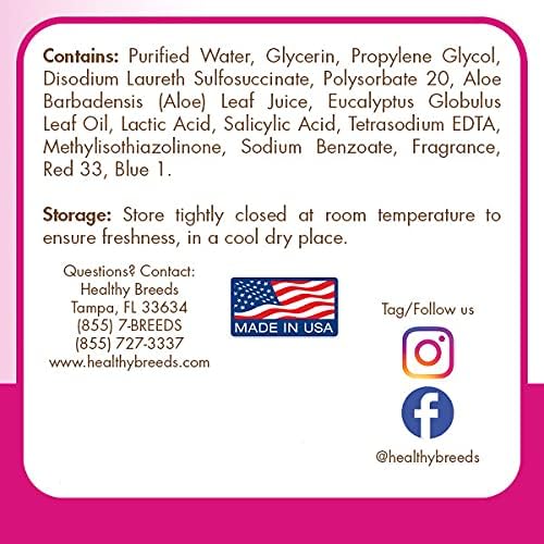 Healthy Breeds American Water Spaniel Ear Cleaning Wipes with Aloe & Eucalyptus for Dogs 100 Count