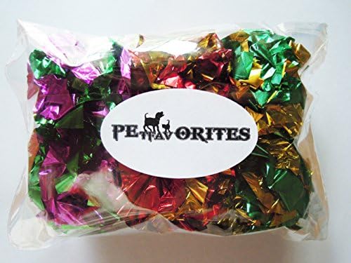 Original Mylar Crinkle Balls Cat Toys - 6 Pack - Image 2
