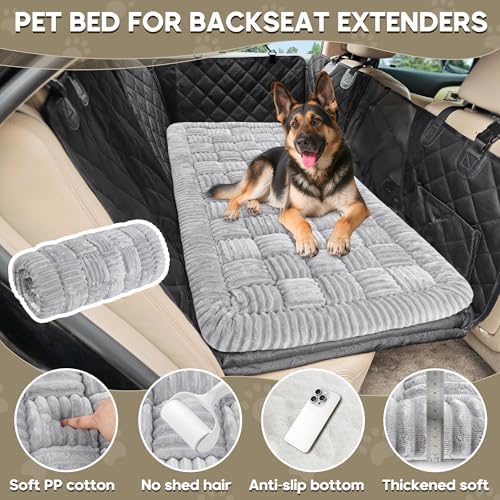 Dog Car Bed Mat Non-Slip Backseat Extender Dog Bed 56"x28.7" - Image 4