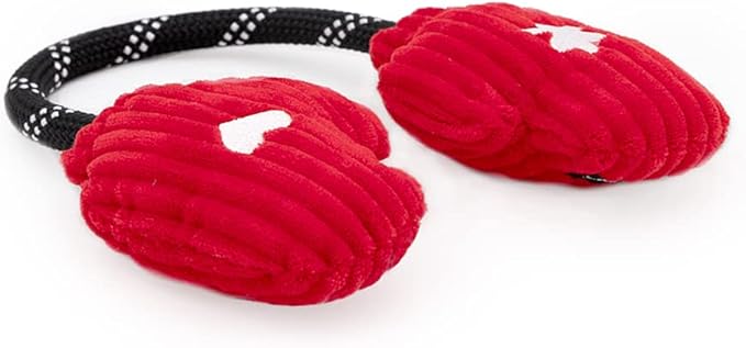 ZippyPaws - Holiday Rope Tugz Mittens Dog Toy