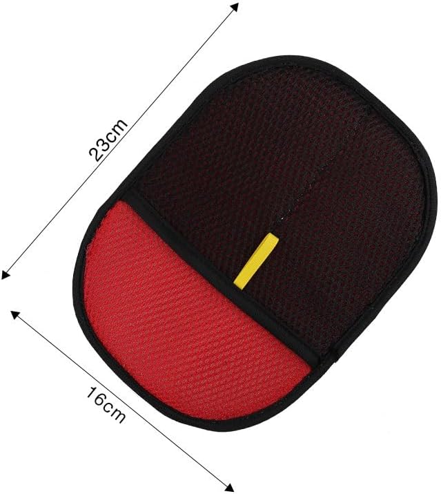 2 Pack Pet Hair Removal Glove, Reusable Electrostatic Magic Brush Glove for Couch, Carpet, and Car Seat (Red) - Image 2