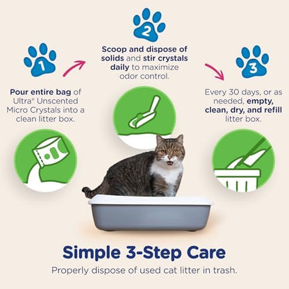 Ultra by Cat's Pride Micro Crystals Litter with 30-Day Odor Control, 15lbs - Image 4
