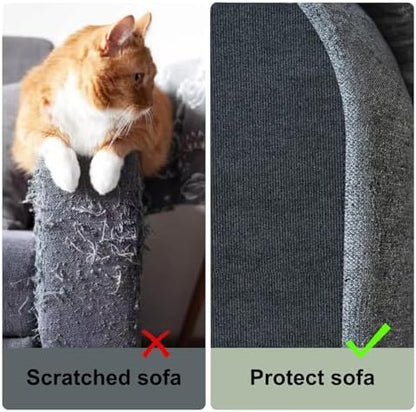 Cat Scratching Climbing Carpet Mat, Self-Adhesive Couch Furniture Protector - Image 3