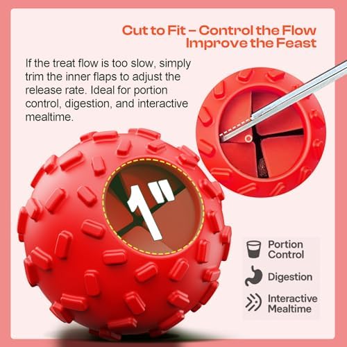 Dog Puzzle Toy 2 Pack – Cognitive Dog Treat Toy,Interactive Dog Toys for Treat Dispensing, Slow Feeder for Mental Stimulation & Anxiety Relief, Puppy Training Toy, Natural Rubber - Image 3