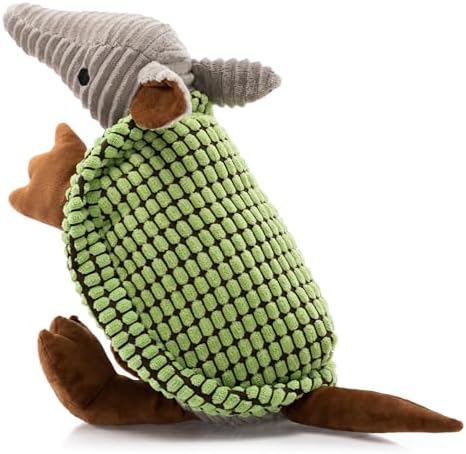 Hollypet Armadillo Squeaky Dog Toys for Medium Large Dogs, 14" by Hollypet