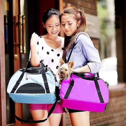 ZaneSun Cat Carrier,Soft-Sided Pet Travel Carrier for Cats,Dogs Puppy Comfort Portable Foldable Pet Bag Airline Approved (Small Blue) - Image 6