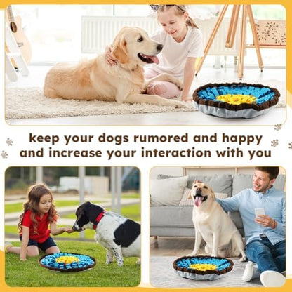 Snuffle Mat for Dogs & Cats, Adjustable Puzzle Toy Slow Feeder - Image 6