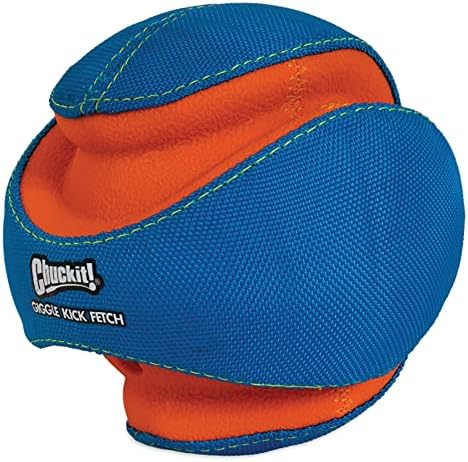 ChuckIt! Kick Fetch Dog Toy Ball With Giggle Sounds, Small - Image 2