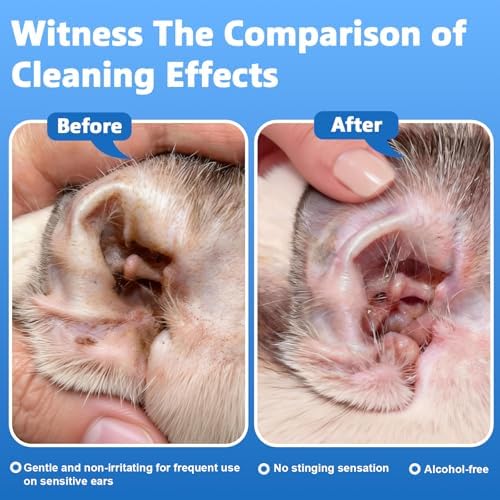 Cat & Dog Ear Cleaner, Soft Nozzle, Wax & Odor, 4 fl oz - Image 3