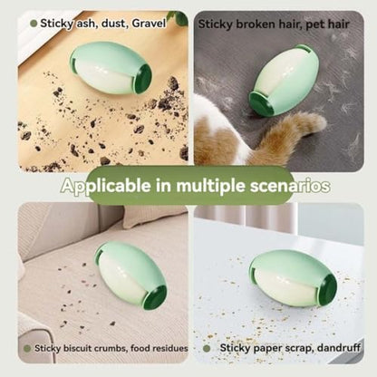 Reusable Washable Roller Sticker, Portable Pet Hair Remover Roller Dog Cat Pet Hair Remover, Fluff Remover for Clothes Rug Furniture Couch Car (2 pcs) - Image 5