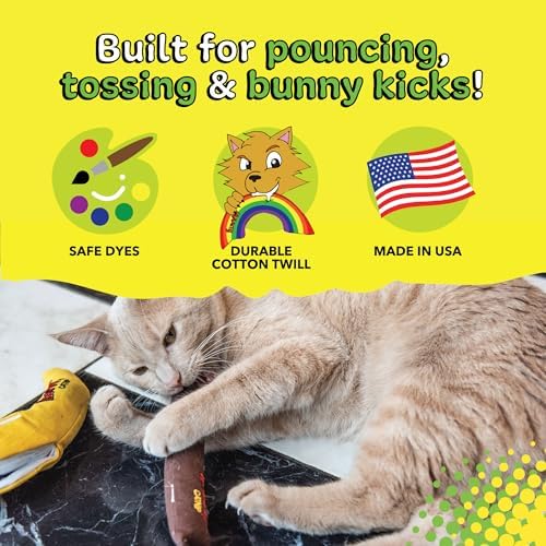 Yeowww! Catnip Cigar Cat Toy - 7 in Catnip Toy for cats, 100% Stuffed with Premium Organically Grown Catnip, Made in USA - Image 7