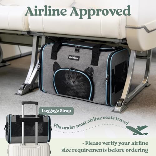 rabbitgoo Cat Carrier Soft with Safety Buckles, Sturdy Comfortable Pet Bag - Image 5