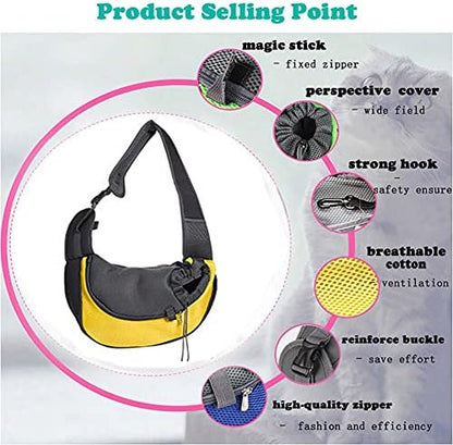 Love Dream Dog Sling Carrier for Small Dogs Cat Puppy Crossbody Bag Carrier - Image 4