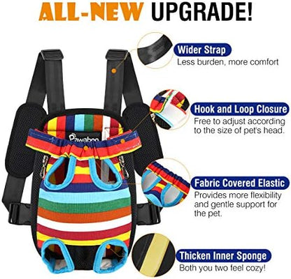 Pawaboo Pet Front Carrier Backpack for Small Medium Dogs - Image 4